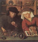 The Moneylender and His Wife Quentin Massys